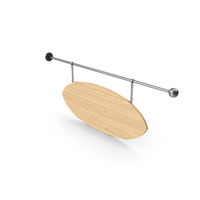 Hanging Wooden Board PNG & PSD Images