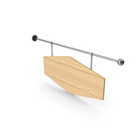 Hanging Wooden Board PNG & PSD Images