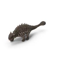 Ankylosaurus Deserted in Walking Pose PNG & PSD Images