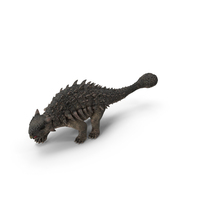 Ankylosaurus Tropical in Walking Pose PNG & PSD Images