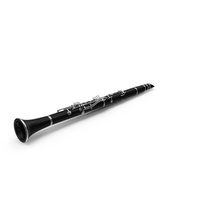 Clarinet with Silver Keys PNG & PSD Images