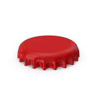 Crown Cork Bottle Cap Red PNG & PSD Images