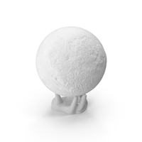 Moon Lamp on Stand Light Off PNG & PSD Images