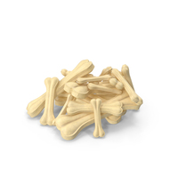 Pile of Dog Chew Bones Light PNG & PSD Images