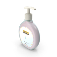 Shampoo Pump Bottle Round Shape 400ml PNG & PSD Images
