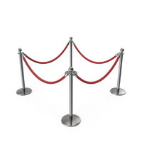 Stanchion Posts And Ropes PNG & PSD Images