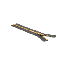 Zipper And Slider Gold PNG & PSD Images