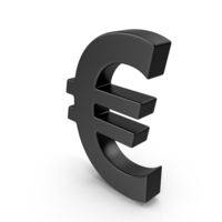 Euro Sign Black PNG & PSD Images