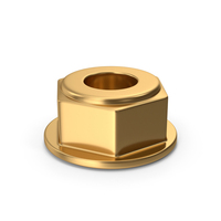Gold Bolt Head PNG & PSD Images