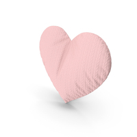 Pillow Love Heart Knitted PNG & PSD Images
