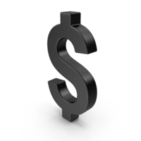 Dollar Sign Black PNG & PSD Images