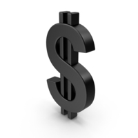 Dollar Sign Black PNG & PSD Images