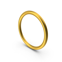 Circle Frame Icon Gold PNG & PSD Images