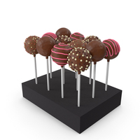 Cake Pops Set PNG & PSD Images