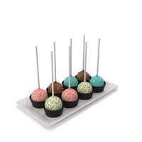 Cake Pops Set PNG & PSD Images