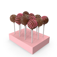 Cake Pop Set PNG & PSD Images