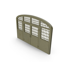 Metal Gates Green PNG & PSD Images
