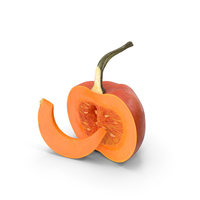 Cut Pumpkin With Slice PNG & PSD Images