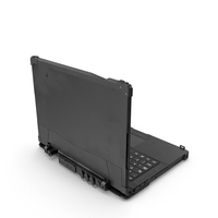 Shockproof Laptop Black Metal PNG & PSD Images