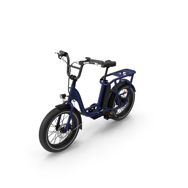 Two Wheel E Bike Blue PNG & PSD Images
