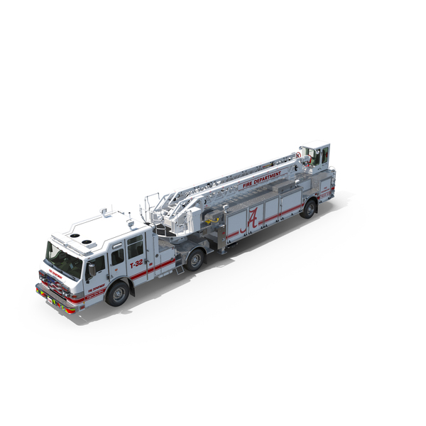 White Velocity Ascendant Fire Truck PNG & PSD Images