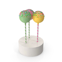 Cake Pops On A Stand PNG & PSD Images