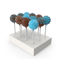 Cake Pops On A Stand PNG & PSD Images