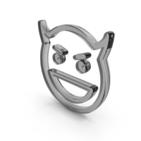 Devil Face Icon Glass PNG & PSD Images