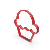 Glass Cupcake Outline Icon PNG & PSD Images