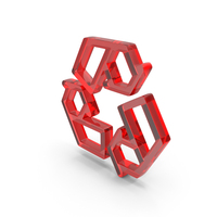 Out Line Recycling Icon Glass PNG & PSD Images