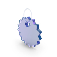 Glass Price Tag Icon PNG & PSD Images