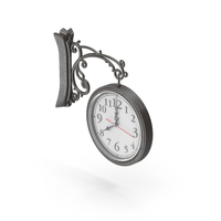 Retro Wall Mount Clock PNG & PSD Images