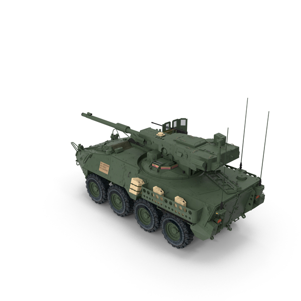 M1128 MGS Tank Destroyer PNG & PSD Images