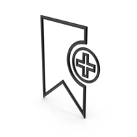 Add Bookmark Symbol PNG & PSD Images