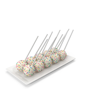 Cake Pops On A Tray PNG & PSD Images