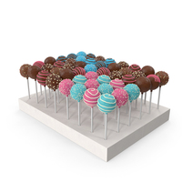 Cake Pops Set PNG & PSD Images