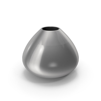 Silver Oval Vase PNG & PSD Images