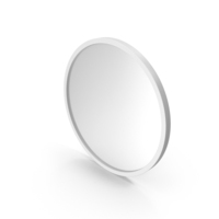 White Round Wall Mirror PNG & PSD Images