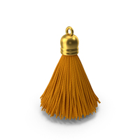 Gold Cap Wool Tassel Yellow PNG & PSD Images