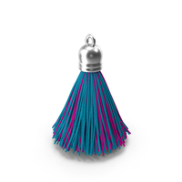 Metal Cap Yarn Tassel Multicolor PNG & PSD Images