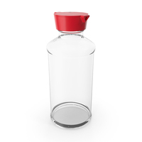 Sauce Bottle with Dispenser Empty PNG & PSD Images