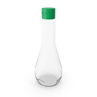 Sauce Bottle With Green Cap Empty PNG & PSD Images