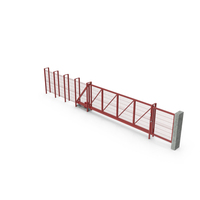 Welded Mesh Gates Red PNG & PSD Images