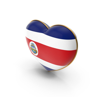 Cabo Verde Country Flag In Golden Frame Heart PNG & PSD Images