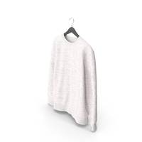 Sweatshirt Hanging Male Crew Neck White Blank PNG & PSD Images