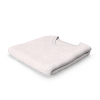 Sweatshirt Folded Female V Neck White Blank PNG & PSD Images