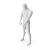 A Male Mannequin Stands In A Pose Like A Karate Stance PNG & PSD Images