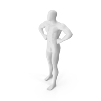 Abstract Fitness Mannequin With Muscles PNG & PSD Images