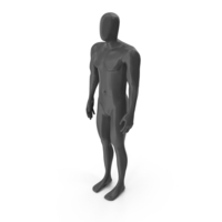 Abstract Gray Male Mannequin PNG & PSD Images