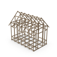 Wooden House Frame PNG & PSD Images